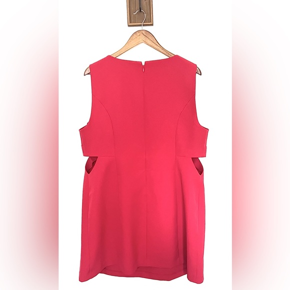 Anthropologie DRESS Size 2X Mare Mare Cut-Out Shift Red - Picture 5 of 15